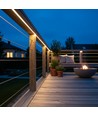 5m. 230V RA93 vandtæt HiCri slim COB strip - Inde / Ude, IP67, 296 LED, 10W/m, tape på bagsiden