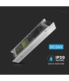 120W / 24V DC Slim strømforsyning - 5A, IP20, metalhus