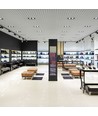Dobbelt GU10 indbygningsspot - Firkantet, hvid/sort, aluminium, uden lyskilde