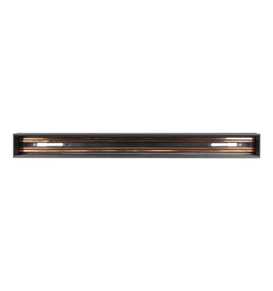 1,5m sort magnetisk skinne til indbygning - Aluminium, Magnetic Track Lights