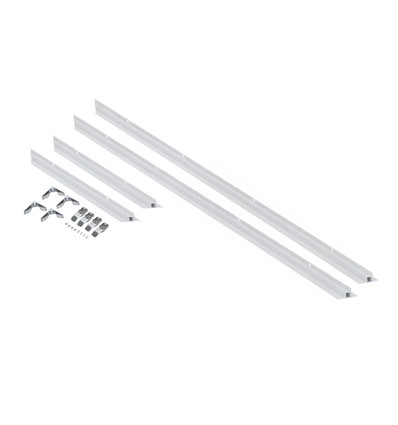 Algine panel - ramme til nedsænket montering, 300x1200mm