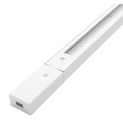 1m skinne til skinnespot - Hvid, 1F2W, 1-faset