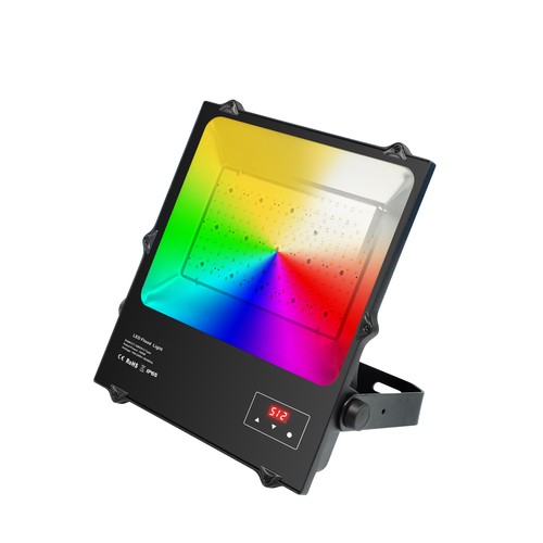 RGBW DMX projektør - 100W, DMX512, IP65