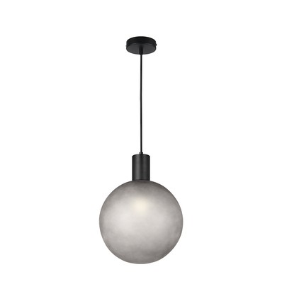 300x400mm VT-89025 hængelampe E27 - dekorativ, sandgrå + sandmat sort