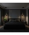 2x5W LED designer pendellampe - Ø15cm, 3000K, Sandy Black