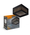 9W LED væg/loftlampe, RA90 - IP65, 111lm/W, CCT, sort, bulkhead, inde / ude