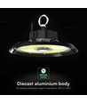 150W LED high bay, 135-160lm/W - IP65, 90 grader, CREE Chip, 6 års garanti
