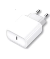 USB oplader 20W - Hvid, USB-C, perfekt til mobil og lamper