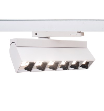 36W 3-faset RA92 LED lysskinne - 23,5 cm, Hvid, Justerbar