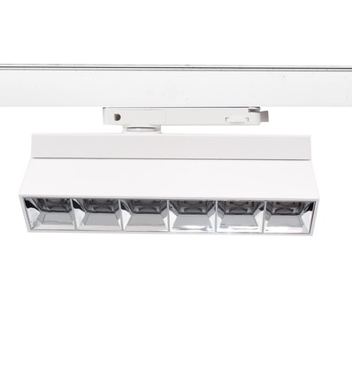36W 3-faset RA92 LED lysskinne - 23,5 cm, Hvid, Justerbar