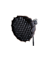 Softbox med raster, Ø65cm - Passer til 200W og 300W projektør til foto og video, Sort