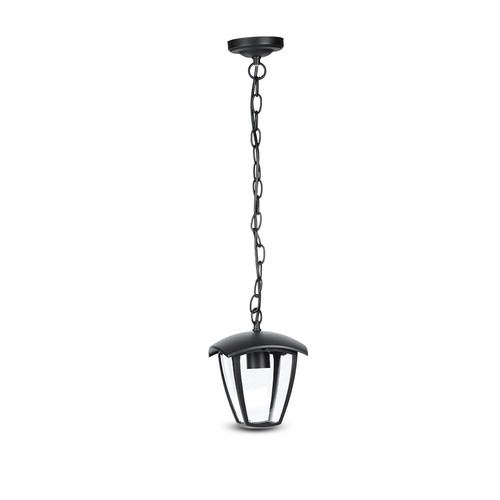 Vt-735 loftlampe E27 - til udendørs brug, sort
