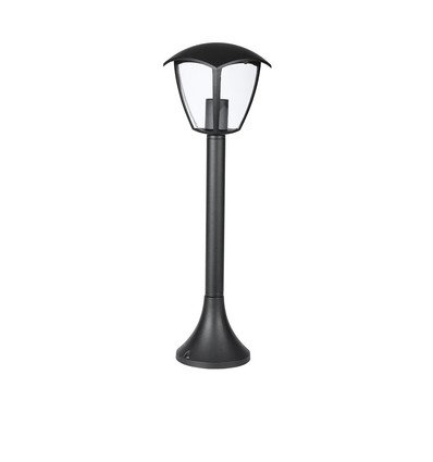 E27 havelampe, 60cm - Sort, IP44, aluminium, til haven og stier, uden lyskilde