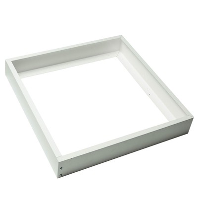 62,5x62,5 ramme til påbygning - Til 625x625 LED paneler, hvid kant