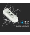 150W / 12V DC strømforsyning - 12.5A, IP67 vandtæt, plast, 5 års garanti