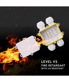 Vandtæt 4-vejs samleboks, IP68 - Hvid, 4-pin, 24A, 450V, UV-resistent, 0,5-4mm²