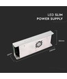 350W / 24V DC strømforsyning til LED - 15A, IP20, Slim design, metalkabinet