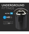 Vt-7678-1 MR16 nedgravningsspotlampe 12V - IP67, ét vindue