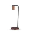 Designer bordlampe E27 - med afbryder, rød bronze