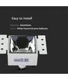 200W LED gadelampe med Samsung LED chip - 140lm/W, 6400K, IP65, Inventronics driver, dæmpbar