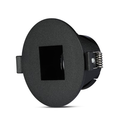 Vt-883 lampe GU10 - firkantet, sort+sort