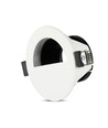 GU10 halvrundt armatur - Hvid/sort, aluminium, IP20 indendørs, uden lyskilde