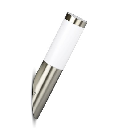 VT-832 væglampe - med hus i rustfrit stål (diagonal vinkel), IP44