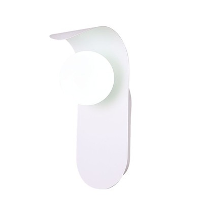 Designer væglampe hvid G9 - Hus