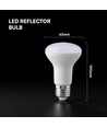 E27 8,5W R63 LED pære - Samsung LED chip, 806lm, 120°, erstatter 60W