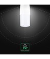 T37 VT-237 LED 7,5W E27 - plastpære, Cree chip, 4000K, 6 års garanti