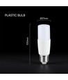 T37 VT-237 LED 7,5W E27 - plastpære, Cree chip, 6500K, 6 års garanti