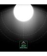 G120 VT-242 LED 22W E27 - plastpære, Cree chip, 3000K, 6 års garanti