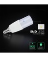 E14 7,5W LED pære - T37, 660lm, 4000K, neutral hvid, erstatter 55W