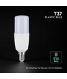 E14 7,5W LED pære - T37, 660lm, 6400K, kold hvid, erstatter 50W