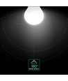 E27 3,7W LED kronepære - G45, 180°, erstatter 25W