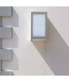 12W LED væglampe, grå - 750lm, 6400K, kold hvid