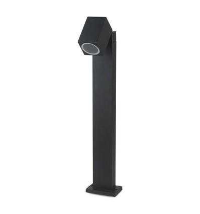 GU10 havelampe med justerbart hoved - Sort, 117cm, IP44, aluminium, uden lyskilde