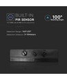 Vt-158s LED projektør 50W - med PIR sensor, Samsung chip, 4000K, hvidt hus