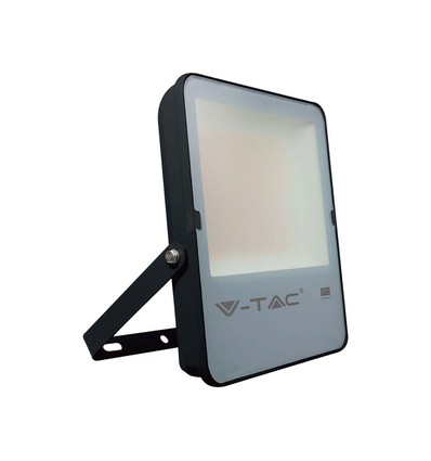 200W Samsung LED projektør - 137lm/W, IP65, sort hus, ultra-thin, udendørs