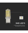 G9 3W LED pære - Samsung LED chip, 300°, 330lm, 5 års garanti
