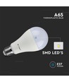 A65 VT-2015 LED 15W E27 - plastpære, 6500K, 200°, 3 stk./pakke