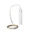 1m 2,4W LED strip med batteriboks og sensor - 6V, IP65, 4000K, PIR sensor, inkl. 3M tape