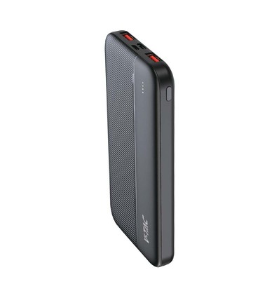 10000 VT-10000 powerbank - 10000mAh, hurtigopladende, sort