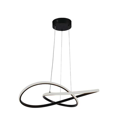 Ø500 VT-7799 hængende dekorativ lampe - 3000K, sort hus