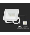 20W LED projektør, hvid - Samsung LED chip, IP65, 6500K, udendørs