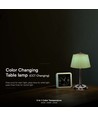 Vt-7968 LED bordlampe 1,5W - touch dæmpbar, 3i1, krom+grøn