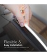 5m 10W/m LED COB strip - 24V, IP20, 6500K, 1000lm/m