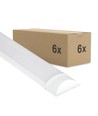 6x V-Tac 50W komplet LED armatur - 150 cm, 3 års producentgaranti, 230V