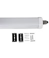 12 stk. V-Tac vandtæt 36W komplet LED armatur - 120 cm, 120lm/W, gennemfortrådet, IP65, 230V