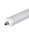 12 stk. V-Tac vandtæt 36W komplet LED armatur - 120 cm, 120lm/W, gennemfortrådet, IP65, 230V
